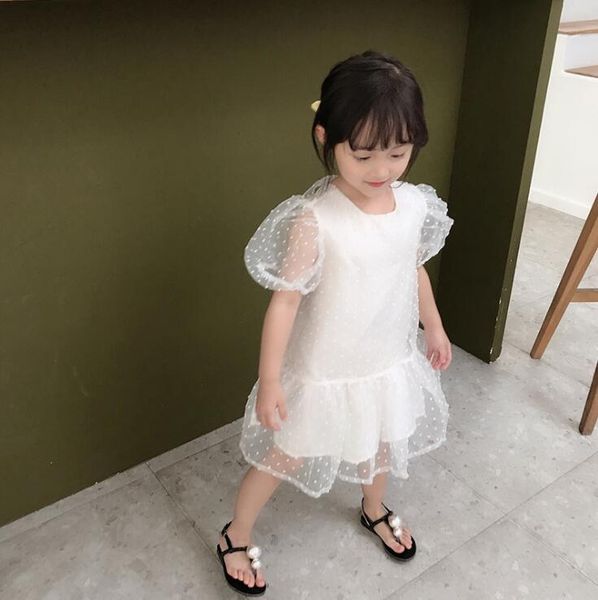 

2020 корейского стиль девушка принцесса платья мода лето хлопок девочки платья 2-7 года qh729, Red;yellow