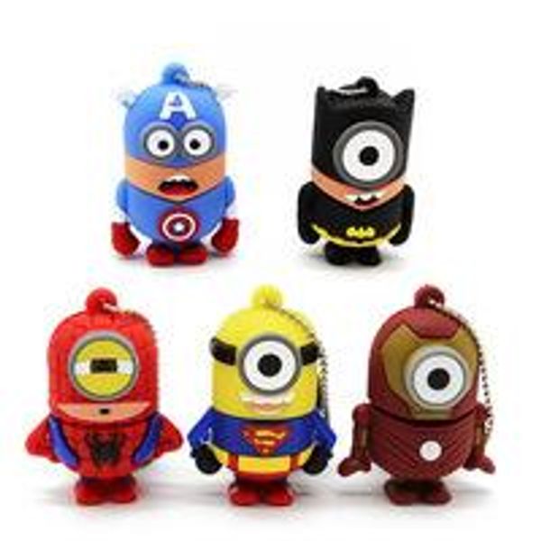 

good quality gift superhero avenger/superman/batman/spider man pendrive usb 2.0 8g 16g 32g usb.0 usb flash drivdriveck pendrive
