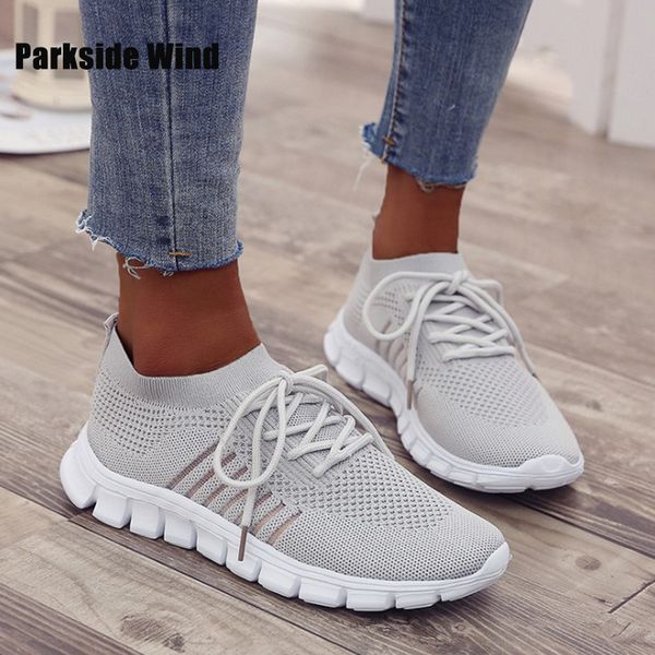 

parkside wind women's sneakers flat shoes breathable mesh casual sports shoes student laceup 2020 female spring autumn, Black