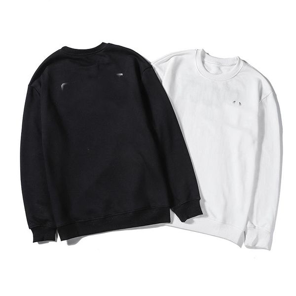 

guccy new embroidery men pullover designer fashion sweatshirt cotton comfortable outdoor sport jumpers leisure wild pullover, Black