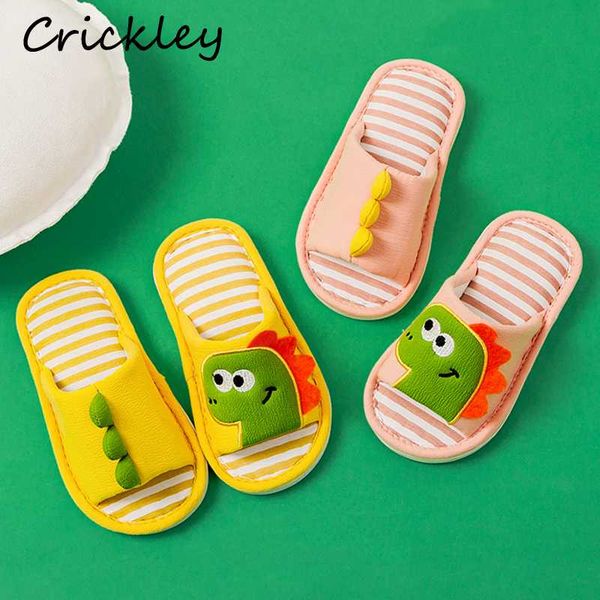 

зима дети дом комнатные тапочки хлопка милый мультфильм динозавр шаблон тапочки для мальчиков девочек мягкого non скольжению candy цвет обув, Black;grey