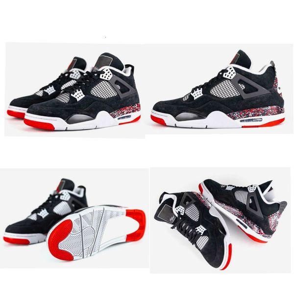

2020 bred cement 4 4s iv 4 splatter ovo promo what the cactus jack cool white grey mens basketball shoes mushroom denim blue sports sneakers