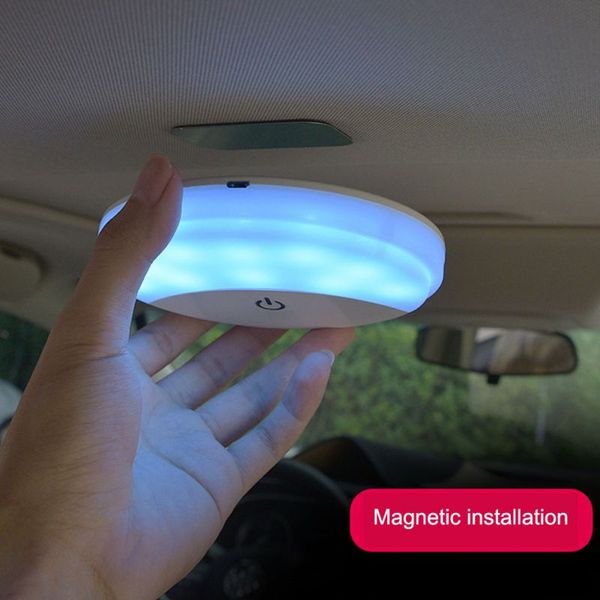 

automobile portable led car reading lamp vehicle inside mini book light for bedroom cabinet