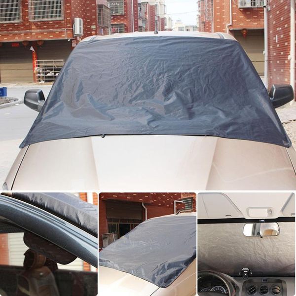 

universal automobile sunshade cover snow ice shield waterproof car windshield cover car window windshield shade with magnets