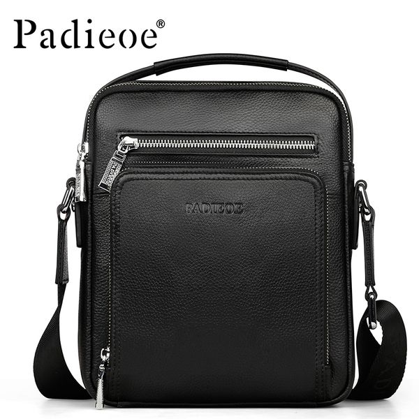 

100% genuine leather men messenger bag casual crossbody business men's handbag for gift shoulder fashion designer tote famous brands be