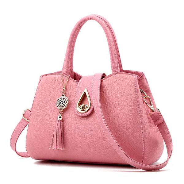 

women fashion tassel messenger bags casual tote luxury handbags women bags designer pu leather shoulder bag