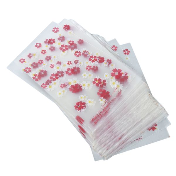 

self adhesive goodie bags cookie packaging bag transparent plastic bags for sweet biscuits chocolate cookies bag