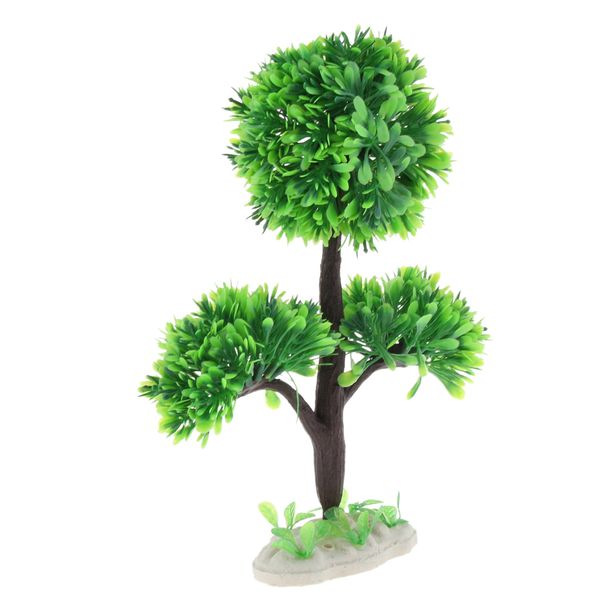 

reptile turtle tank ornaments fake pine tree plants landscape hideouts