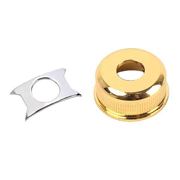 

electric guitar metal output jack plate socket for 6.35mm 1/4 lp parts