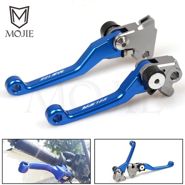 

for yamaha yz125 yz250 yz426f yz450f yz250f yz 125 250 426f 450f 250f 2001-2007 cnc pivot brake clutch levers dirt bike blue