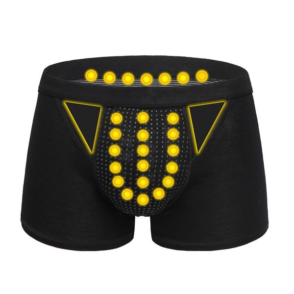 

men boxer shorts breathable underwear high elastic quick-drying swimming trunks magnetic therapy shorts for men