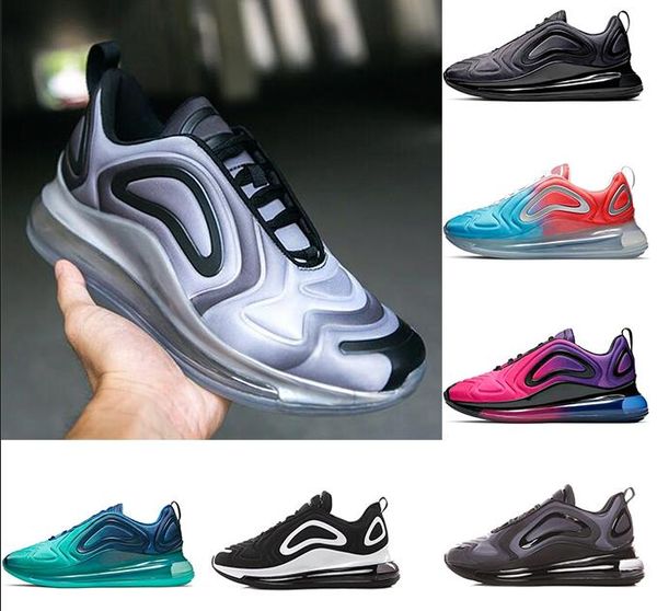 

tn mens designer sneakers chaussures homme 720 men running shoes zapatillas hombre 720s sport trainers tn plus size eur36-46, Black