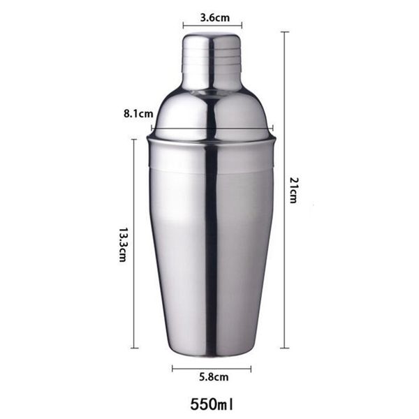 

шейкер 550ml нержавеющей стали вина martini boston shaker смеситель для bar party бармен инструменты принадлежности для бара другие продукты