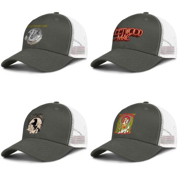 

fleetwood mac logo mens and women adjustable trucker meshcap cool fitted team trendy baseballhats band rumours poster ideas the very of, Blue;gray