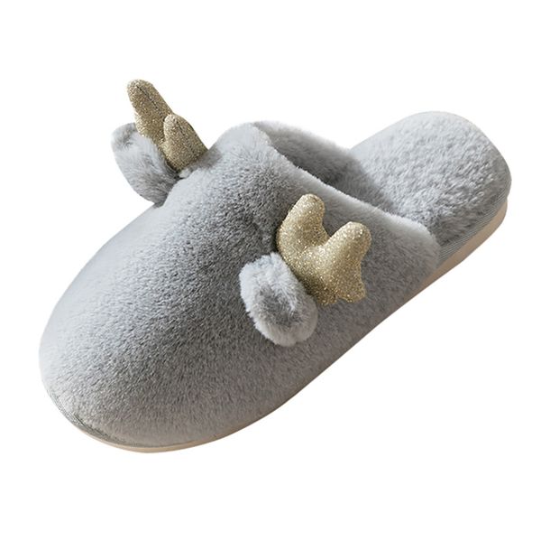 

breathable sweat-absorbing non-slip slippers indoor outdoor shoes 2019 winter warm home slipper woman cute floor slides, Black