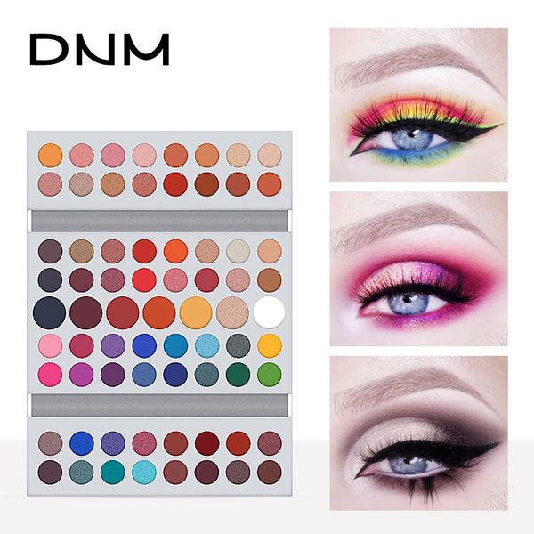 

dnm 71 colors matte eye shadow plate no natural color pearl eye and face