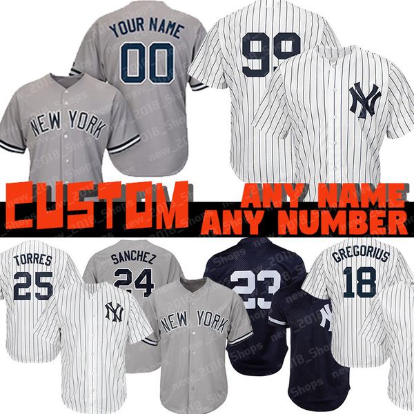

Cu tom 99 aaron judge 25 gleyber torre new york jer ey yankee 77 clint frazier 18 gregoriu 11 gardner 23 don mattingly ba eball jer ey