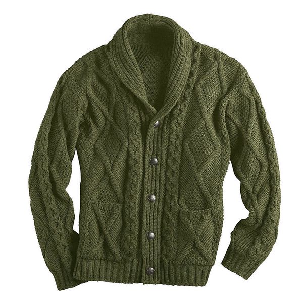

men's winter casual sweater slim knitwear male long sleeve solid color single-breasted cardigan, White;black