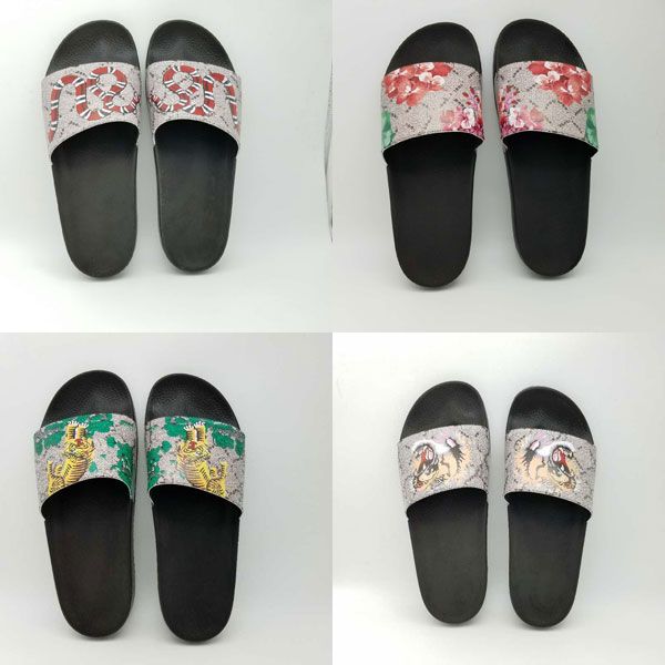 

flip flop women designer sandals luxury slide leather with mix colors dust bag designer shoes luxury slide summer wide flat sandals slipper, Black
