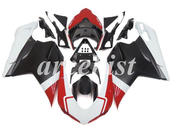 

4 подарков нового abs инъекция полный комплект обтекатели, пригодные для ducati 848 evo 1098 1198 1198s 2007 2008 2009 2010 2011 2012 body н