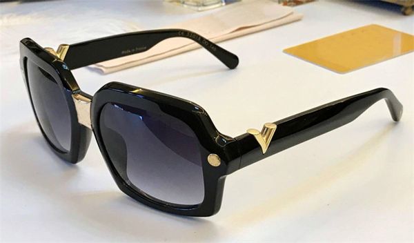 

luxury-new selling sunglasses 090 square plate design framework fashion generous style uv 400 lens with original box, White;black