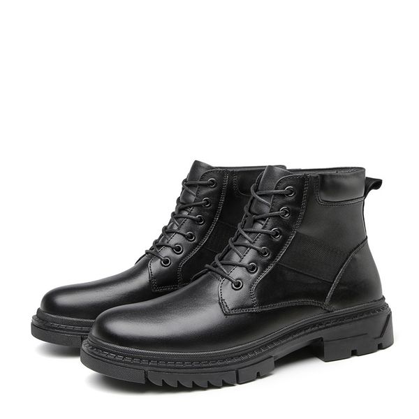 

large dock layer leather foelck designers shoes size 39-48
