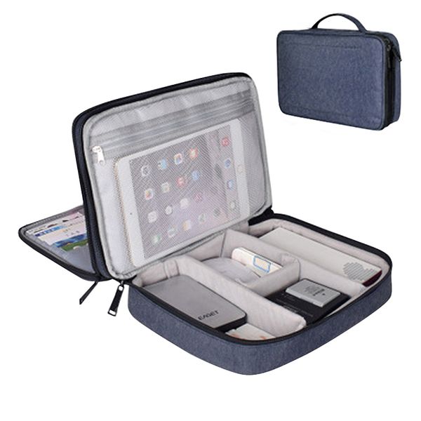 

travel electronic accessories bag usb data cable protective pouch waterproof digital gadget storage bag