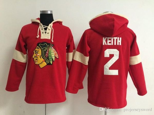 

Youth Hockey Jersey Cheap, Chicago Blackhawks Hoodie #2 Duncan Keith 100% Stitched Embroidery Logos Hoodies Sweatshirts Any Name and Number