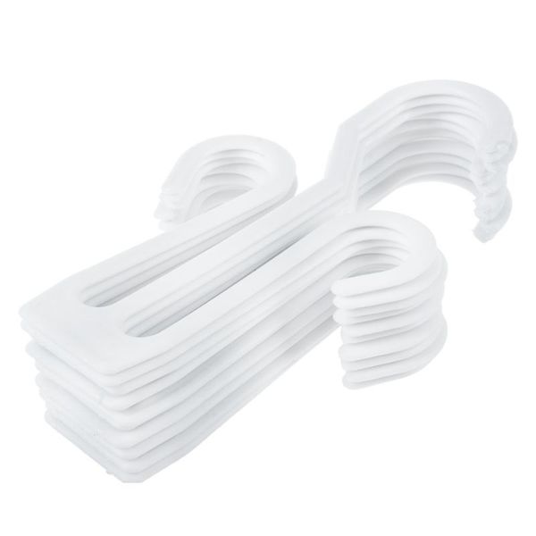 

plastic slippers leather shoes drying shelf hanger 10 pcs white