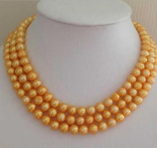 

other jewelry classi round 8-9mm south sea white pearl necklace 48inch, Silver