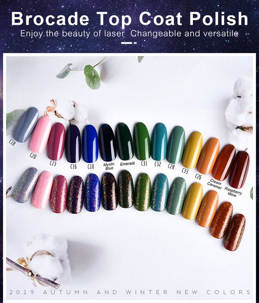 

9.5ml new mica nail polish irregular sequins 6 colors optional nail art painted polish varnish lacquer for nail art una
