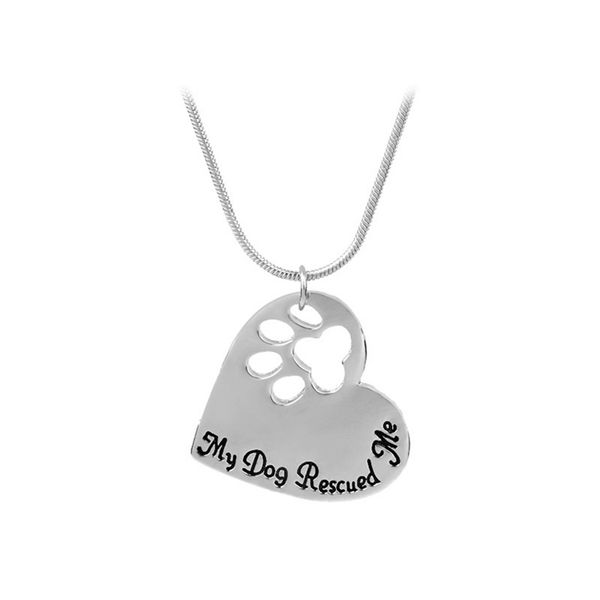 my dog paw print necklace