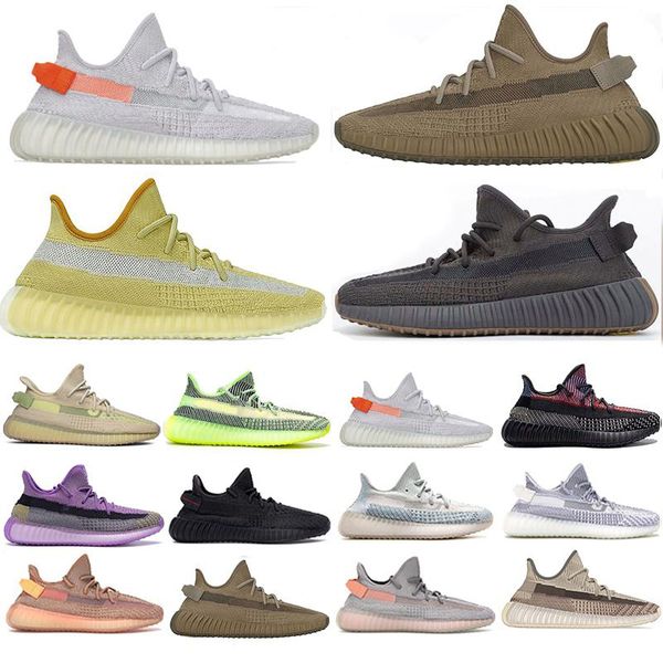 

2020 kanye west hyperspace lundmark antlia 2.0 glow black white clay true form star zebra designer shoes sneakers mens womens, White;pink