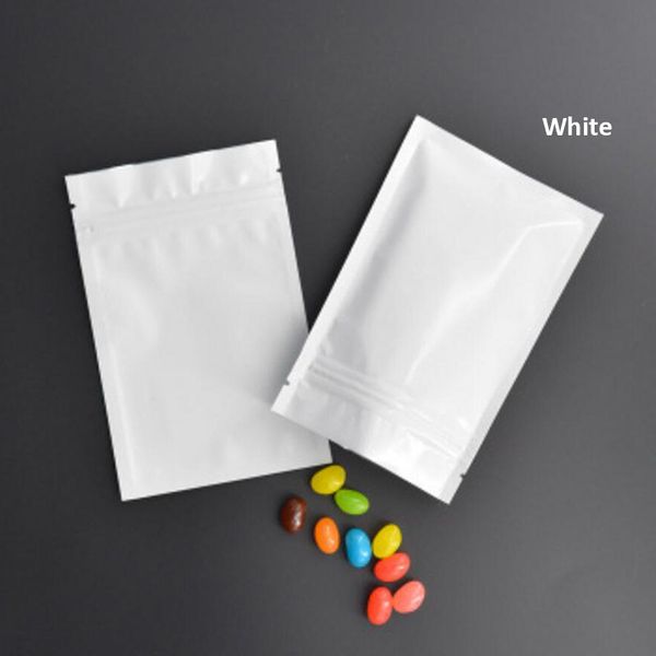 

100 шт красочный алюминиевой фольги мешок само уплотнение zipper ziplock упаковки продуктов питания мешок, розовый синий зеленый розничная r