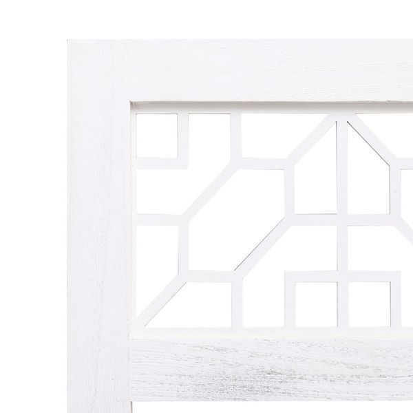 

4-piece room divider cream 140 x 165 cm fabric garden sets