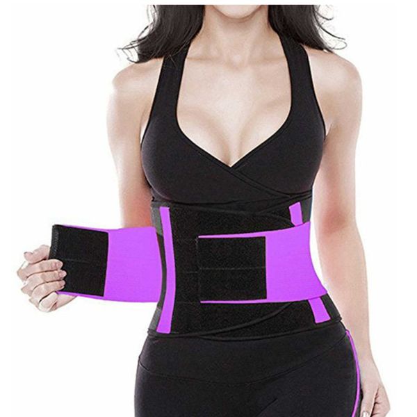 

zysk women slimming body shaper waist belt girdles firm control waist trainer cincher plus size s-xxl modeling strap shapewear, Black;white