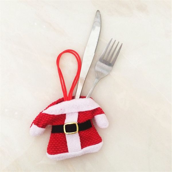 

creative 2pcs dress pants knife and fork bags for christmas decoration