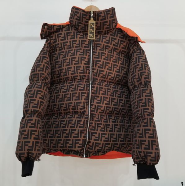 

Ql fa hion men down coat women parka jacket double ided two ide wear luxury puffer coat thick windbreaker keep warm outdoor b103495l, Black;brown