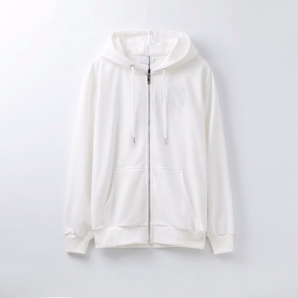 

autumn and winter cotton sweater super zipper letter hooded sweater black / white size m-size m-2xl (unisex) 9058