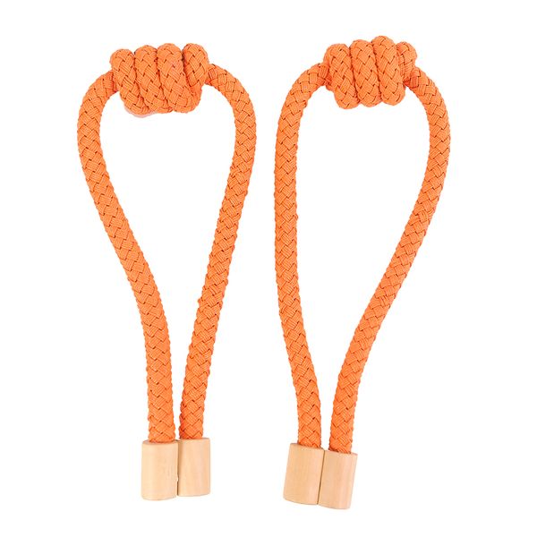 

1 pair of modern knotted curtain tiebacks holdback with magnetic