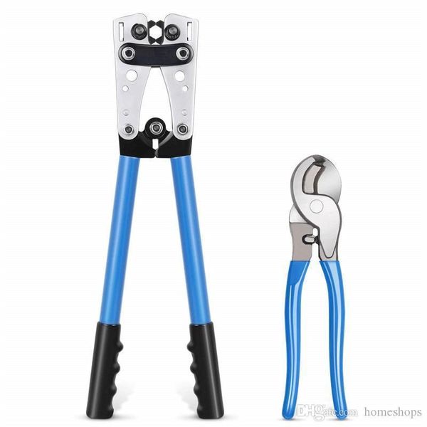 

6-50 mm crimp tube terminal crimper tool battery cable lugs hex crimping tool + cable pliers bolt cutter pliers multitools