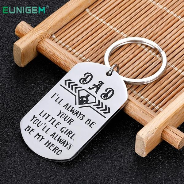 

fathers day key chains gifts for father from daughter step dad car keychains gift for dad puppy wedding gifts father, Silver