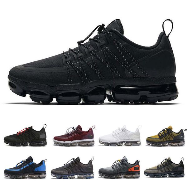 

2020 run utility running shoes sneakers for men triple white black reflective medium olive burgundy wolf grey men trainers sports sneakers