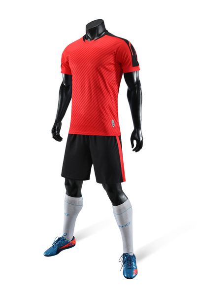 

discount men training football sets with shorts uniforms reversible football jerseys for that home and away look kits sports c12-15, Blue;black