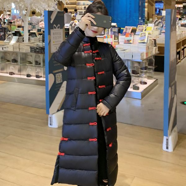 

plus size 2xl womens winter jackets hooded stand collar cotton padded female coat winter women long parka warm thicken, Tan;black