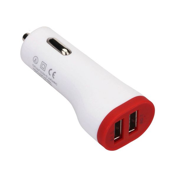 

caprie 2 usb port car lighter plug and plug commutator current adapter