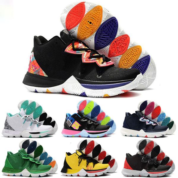 

2019 limited 5 men basketball shoes 5s black magic for kyrie chaussures de basket ball mens trainers sneakers zapatillas 40-46