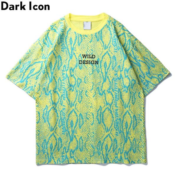 

dark icon sneak printed hiphop t-shirt men women 2020 summer men's tshirts streetwear tee shirts, White;black