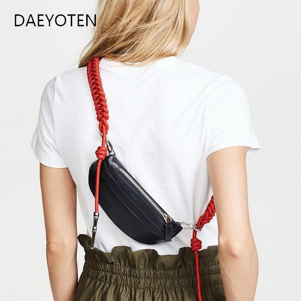

daeyoten brand chest bag luxury handbags women bags designer waist bag belt braided female crossbody bags party purse zm0076