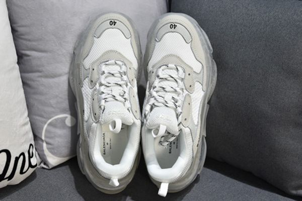 

2019 drop hip pari cry tal bottom triple lei ure hoe hoe platform triple neaker for men women vintage kanye old grandpa trainer, Black;green